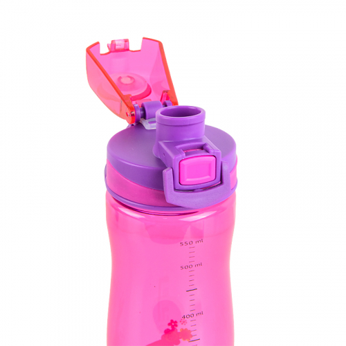 Бутылочка для воды Kite Stephania K22-395-05, 650 мл, розовая