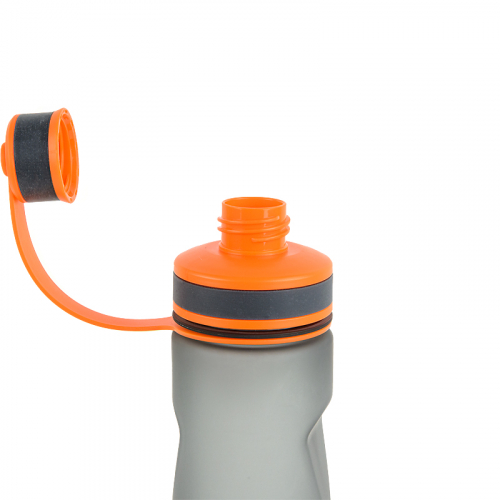 Пляшечка для води Kite Ukraine K22-398-01, 700 мл, сіро-помаранчева