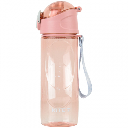 Бутылочка для воды Kite K22-400-01, 530 мл, нежно-розовая