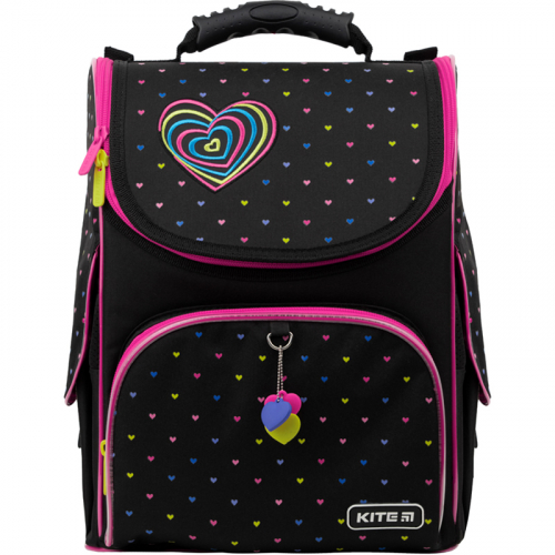 Рюкзак школьный каркасный Kite Education Hearts K22-501S-4 (LED)