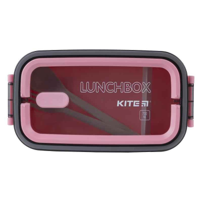 Ланчбокс з наповненням Kite K23-182-3, 700 мл, рожевий