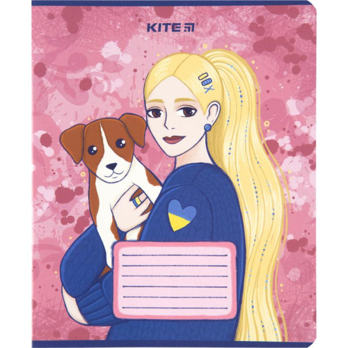 Зошит шкільний Kite Українки K23-236-2, 18 аркушів, клітинка