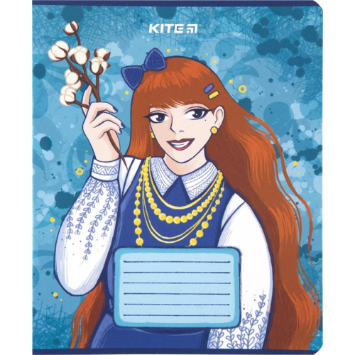Зошит шкільний Kite Українки K23-236-2, 18 аркушів, клітинка