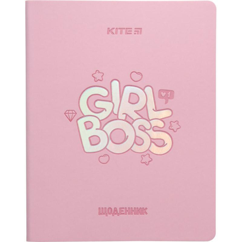 Дневник школьный Kite Girl boss K23-283-3, мягкая обложка, PU
