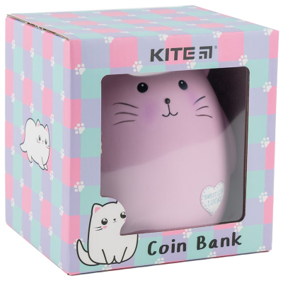 Скарбничка Kite K23-498-2, pink cat