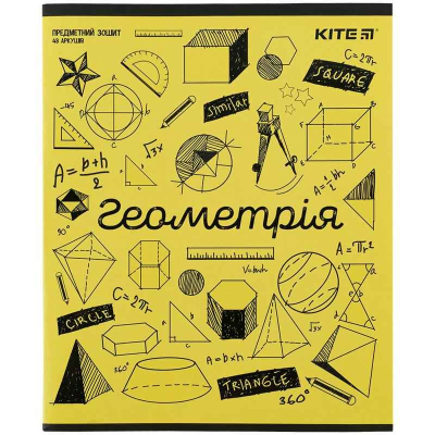 Предметная тетрадь Kite Sketch K24-240-19, 48 листов, клетка, геометрия