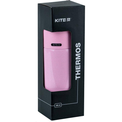 Термос Kite Pearl K24-302-3, 350 мл, рожевий