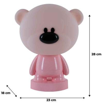 Светильник-ночник LED с аккумулятором Bear Kite K24-490-2-2, розовый