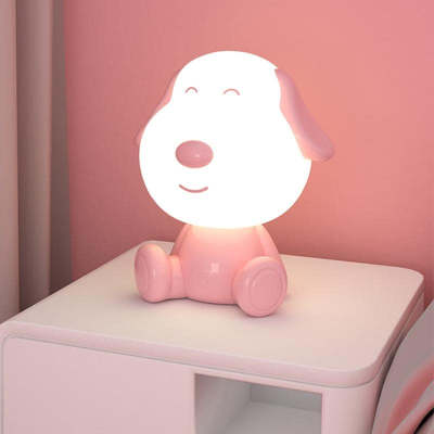 Світильник-нічник LED з акумулятором Doggy Kite K24-491-3-2, рожевий