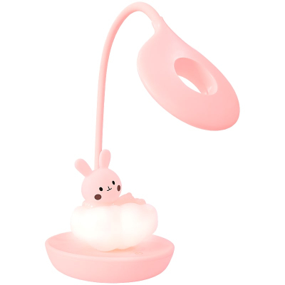 Настільна лампа LED з акумулятором Cloudy Bunny Kite K24-493-1-2, рожевий