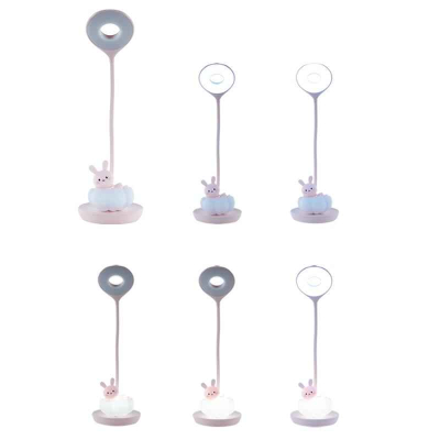 Настольная лампа LED с аккумулятором Cloudy Bunny Kite K24-493-1-2, розовый