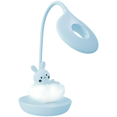 Настільна лампа LED з акумулятором Cloudy Bunny Kite K24-493-1-3, блакитний