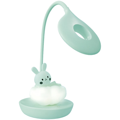 Настольная лампа LED с аккумулятором Cloudy Bunny Kite K24-493-1-4, зеленый