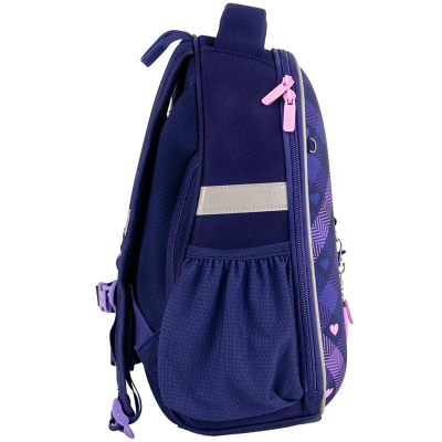 Шкільний набір Kite Check and Hearts SET_K24-555S-1 (рюкзак, пенал, сумка)