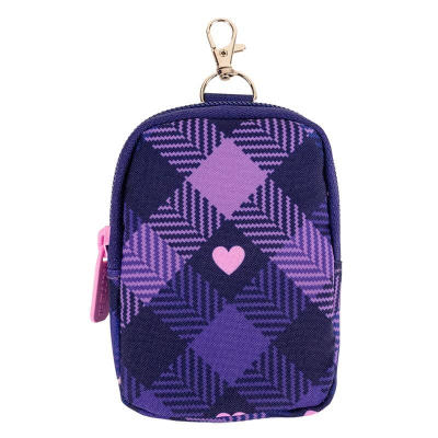 Рюкзак шкільний каркасний Kite Education Check and Hearts K24-555S-1