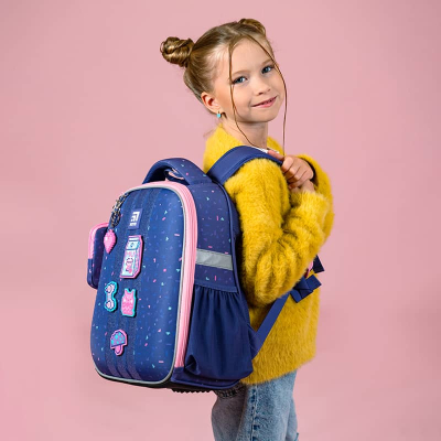 Шкільний набір Kite Pixel Love SET_K24-555S-3 (рюкзак, пенал, сумка)