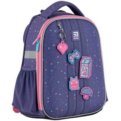 Рюкзак шкільний каркасний Kite Education Pixel Love K24-555S-3