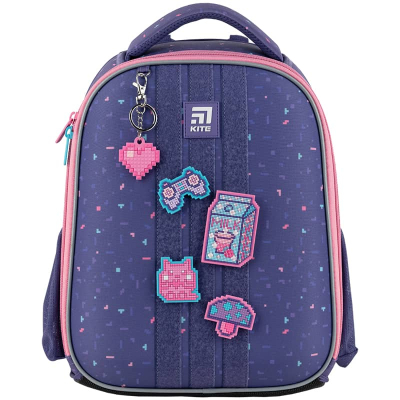 Рюкзак шкільний каркасний Kite Education Pixel Love K24-555S-3