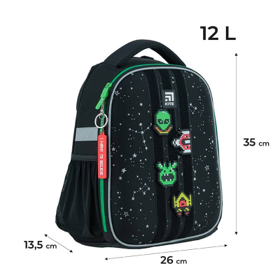 Рюкзак шкільний каркасний Kite Education UFO K24-555S-7