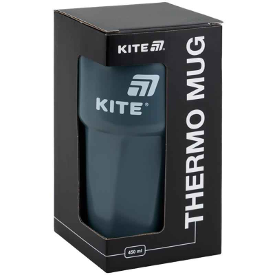Термокружка Kite K25-1220-1, 450 мл, сіра