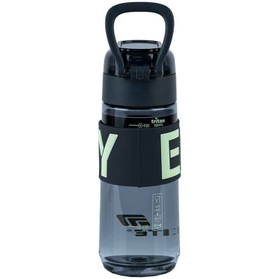 Пляшечка для води Kite K25-1232-1, 550 мл, сіра