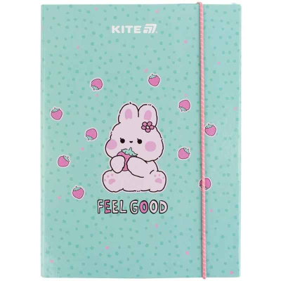 Папка для тетрадей на резинке Kite Feel Good K25-210-1, картон