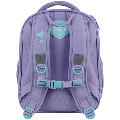 Задня частина рюкзака KITE K25-556M-1 з ортопедичною спинкою для комфортного носіння.
