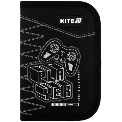 Пенал шкільний Kite Player K25-622-6 без наповнення,1 відділення, 2 відворота