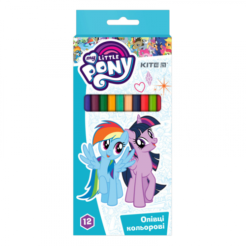 Олівці кольорові шестигранні Kite My Little Pony 12 кольорів LP19-051