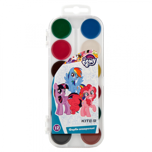 Фарби акварельні Kite My Little Pony, 12 кольорів LP19-061