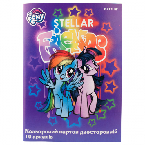 Картон кольоровий двосторонній Kite My Little Pony LP19-255
