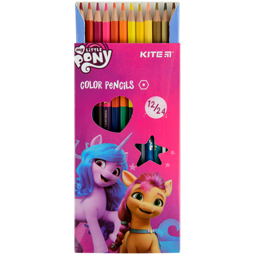 Олівці кольорові двосторонні Kite My Little Pony LP22-054, 12 шт.