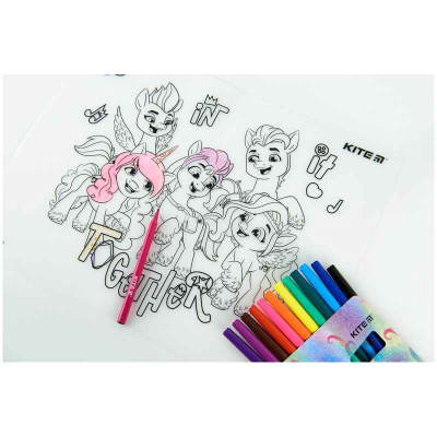 Підкладка розмальовка Kite My Little Pony LP22-424