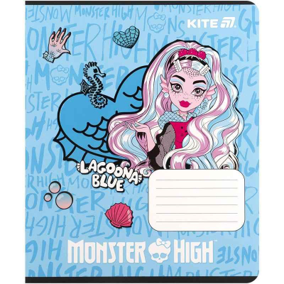 Зошит шкільний Kite Monster High MH25-232, 12 аркушів, клітинка