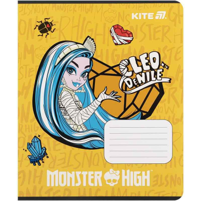 Зошит шкільний Kite Monster High MH25-232, 12 аркушів, клітинка