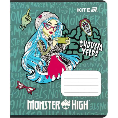 Зошит шкільний Kite Monster High MH25-232, 12 аркушів, клітинка