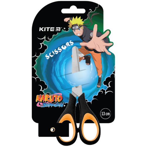 Ножиці дитячі з гумовими вставками Kite Naruto NR23-123, 13 см