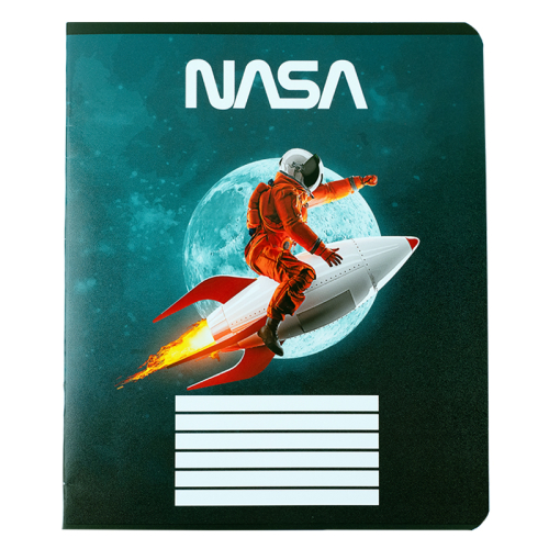 Зошит шкільний Kite NASA NS23-236, 18 аркушів, клітинка