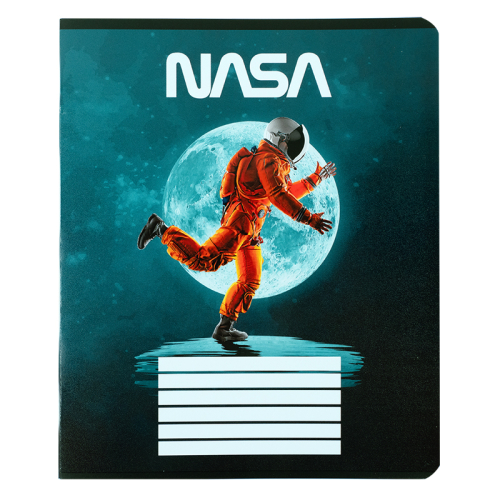 Зошит шкільний Kite NASA NS23-236, 18 аркушів, клітинка