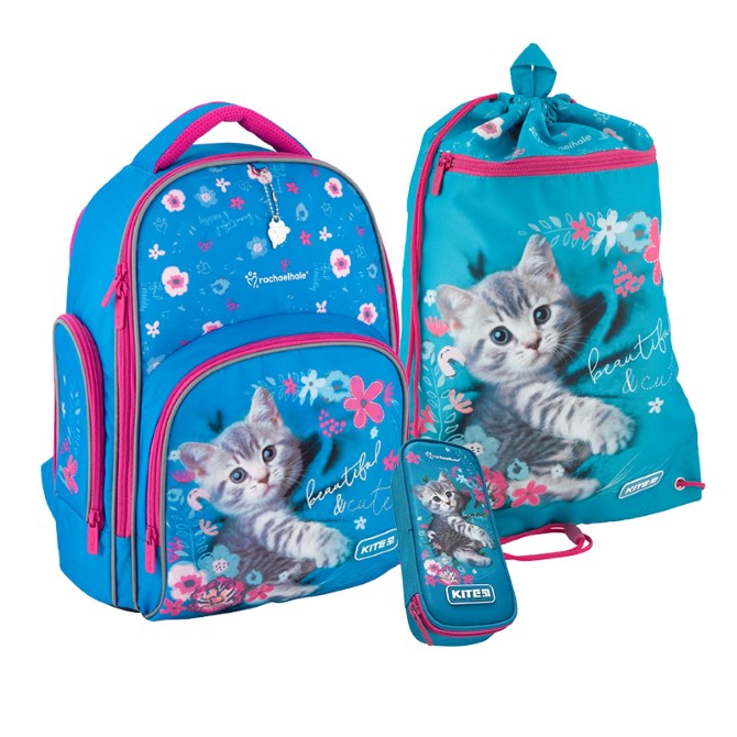 Шкільний Набір рюкзак + пенал + сумка для взуття Kite Education Rachael Hale SET_R20-706M