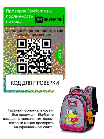 Рюкзак шкільний ортопедичний SkyName R1-022