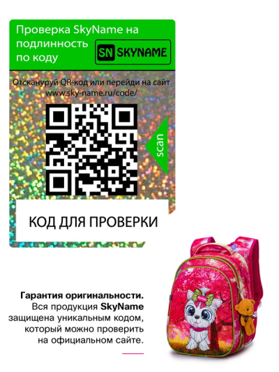 Рюкзак школьный ортопедический SkyName R1-025