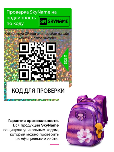 Рюкзак школьный ортопедический SkyName R1-026