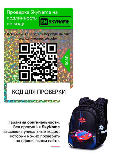 Рюкзак шкільний ортопедичний SkyName R1-028