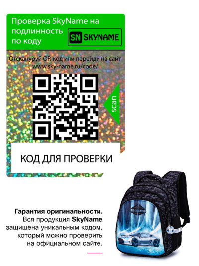 Рюкзак школьный ортопедический SkyName R2-187
