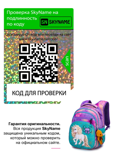 Рюкзак школьный ортопедический SkyName R3-245
