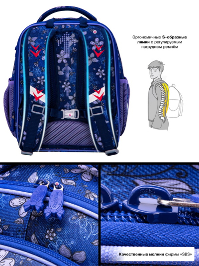 Рюкзак школьный ортопедический SkyName R4-414