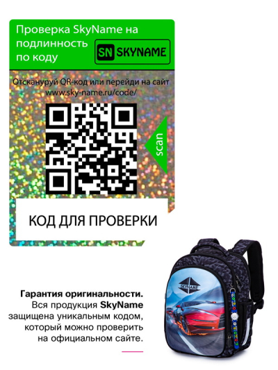 Рюкзак школьный ортопедический SkyName R4-417