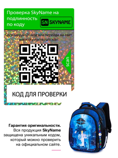 Рюкзак школьный ортопедический SkyName R4-418