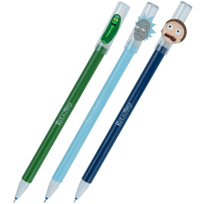 Ручка гелева "пиши-стирай" Kite Rick and Morty RM22-352, синя